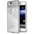 thumbnail image 1 of Ringke Bevel Case Compatible with Google Pixel 2, Minimalist Diagonal Textured TPU Lightweight Cover - Clear, 1 of 10