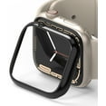 thumbnail image 1 of Ringke Bezel Styling Compatible with Apple Watch 9 / 8 / 7 41mm, Apple Watch SE / 6 / 5 / 4 40mm, Adhesive Frame Ring Cover Anti Scratch [Stainless Steel] Protection - Black (41-03), 1 of 9
