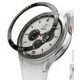 thumbnail image 1 of Ringke Bezel Styling Compatible with Samsung Galaxy Watch 4 Classic 42mm Bezel Ring Stainless Steel Adhesive Scratch Protection Cover Accessory - Black (42-02), 1 of 11