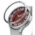 thumbnail image 1 of Ringke Bezel Styling [Stylish Stainless Steel Frame] Compatible with Samsung Galaxy Watch 6 Classic Case (43mm), Anti Scratch Protector Adhesive Lightweight Cover Accessory - 43-01 (ST) Silver, 1 of 11