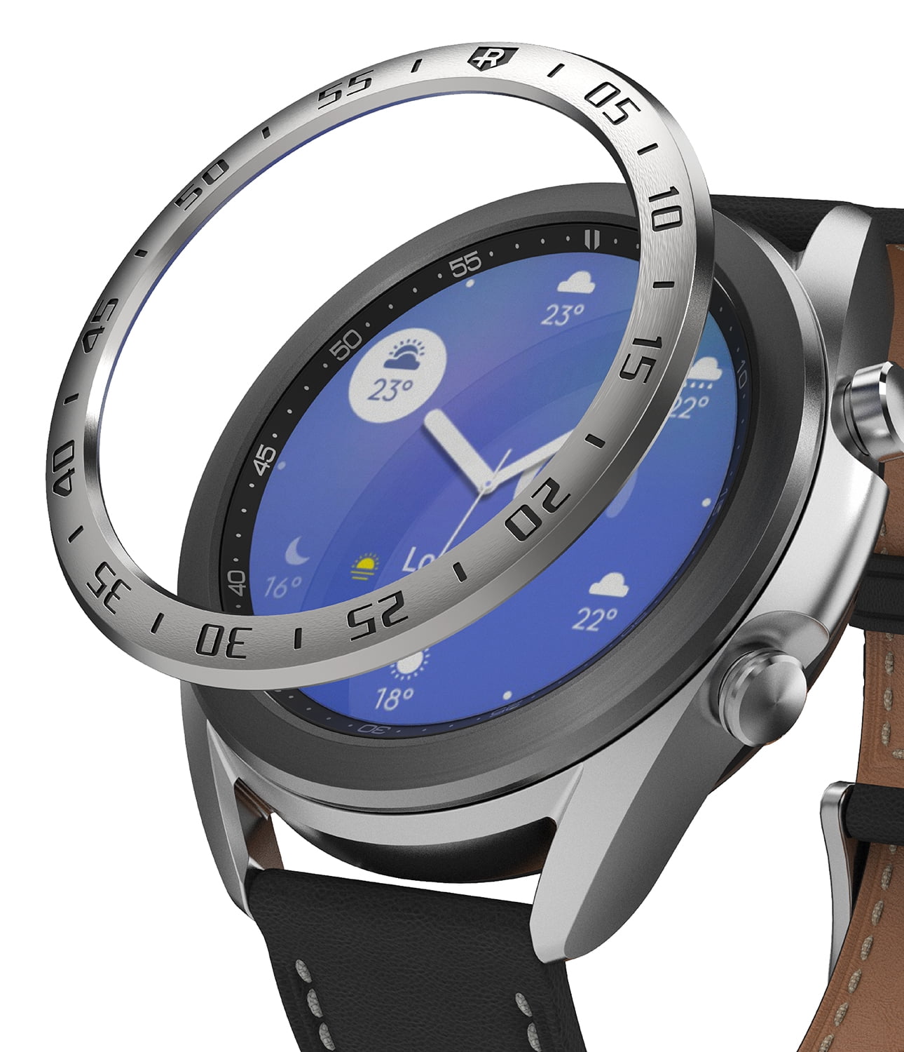 Ringke Bezel Styling for Galaxy Watch 3 41mm Silver 41 01 Walmart Business Supplies