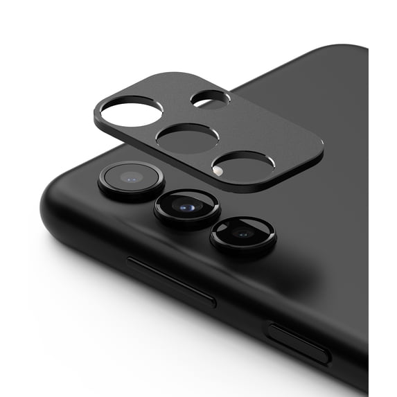 Ringke Camera Styling Compatible with Samsung Galaxy A13 5G Camera Lens Protector, Aluminium Frame Tough Protective Adhesive Cover Sticker - Black