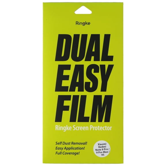 Ringke Dual Easy Film for Xiaomi Redmi Note 9 Pro/9 Pro Max/9 - (2 Pack)