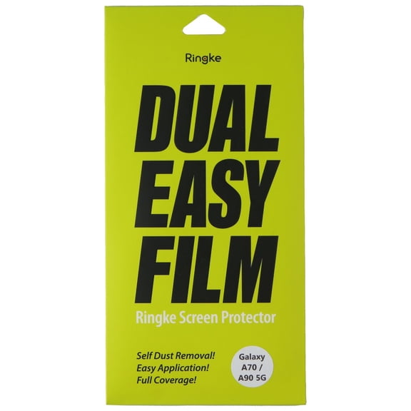 Ringke Dual Easy Wing Screen Protector for Samsung Galaxy A70/A90 5G (2 Pack)