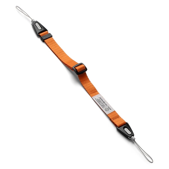 Ringke Dual Hand Strap Slim [Phone Wrist Strap] for Camera and Phone Strap, Adjustable Sturdy Universal Crossbody Strap - Cosmic Orange