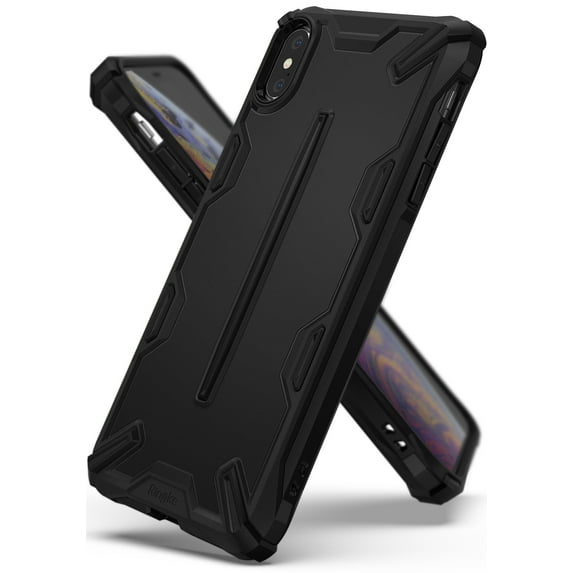 Ringke Dual-X Case Compatible with iPhone XS Max, Double Layer Heavy Duty Defense Armor Cover - SF Black