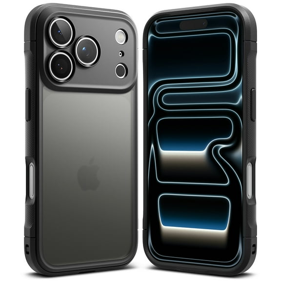 Ringke Fusion Bold Matte [Enhanced Frame] for iPhone 17 Pro Max Case, Heavy-Duty Protective Camera-Cutout Cover - Smoke