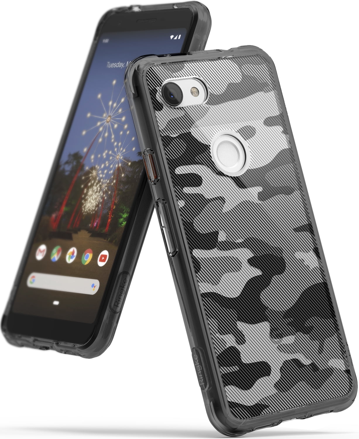 Ringke Fusion Case Compatible with Google Pixel 3a XL, Transparent