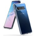 thumbnail image 1 of Ringke Fusion Case Compatible with Samsung Galaxy S10, Transparent PC Back TPU Bumper Drop Protection Phone Cover - Clear, 1 of 3