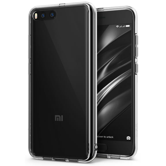 Ringke Fusion Case Compatible with Xiaomi Mi 6, Transparent PC Back TPU Bumper Drop Protection Phone Cover - Clear