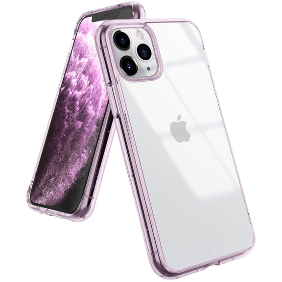 Ringke Fusion Case Compatible with iPhone 11 Pro, Transparent PC Back TPU Bumper Drop Protection Phone Cover - Lavender