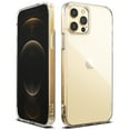 thumbnail image 1 of Ringke Fusion Case Compatible with iPhone 12 Pro Max, Transparent PC Back TPU Bumper Drop Protection Phone Cover - Clear, 1 of 10
