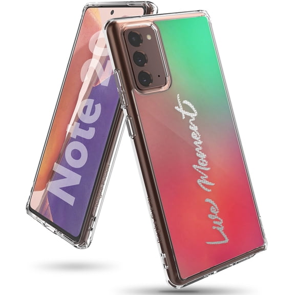 Ringke Fusion Design Case Compatible with Samsung Galaxy Note 20, Designed PC Back TPU Bumper Drop Protection Phone Cover - Live Moment