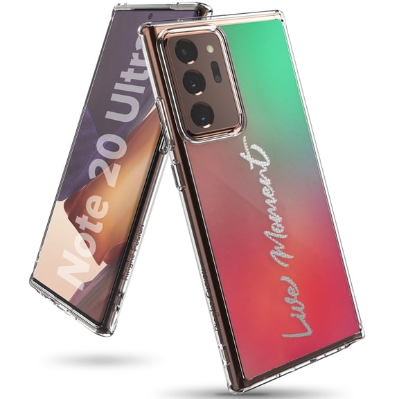 Ringke Fusion Design Case Compatible with Samsung Galaxy Note 20 Ultra, Designed PC Back TPU Bumper Drop Protection Phone Cover - Live Moment