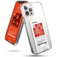 thumbnail image 1 of Ringke Fusion Design Case Compatible with iPhone 12 Pro Max, Designed PC Back TPU Bumper Drop Protection Phone Cover - Tomato, 1 of 11