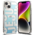thumbnail image 1 of Ringke Fusion Design Compatible with iPhone 14 Plus Case, Transparent 3D Print Design Hard Back with Shockproof Clear Bumper Cover - Jeju, 1 of 11