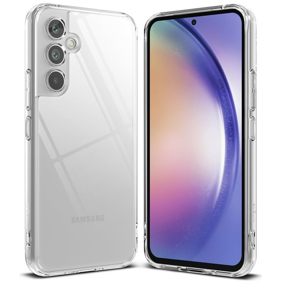 Ringke Fusion [Display The Natural Beauty] Compatible with Samsung Galaxy A54 Case, Clear 5G Cover for Women, Men, Transparent Shockproof Bumper Designed for A54 Case - Clear