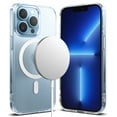 thumbnail image 1 of Ringke Fusion Magnetic Case Compatible with iPhone 13 Pro, Anti-Fingerprint Frost Hard Back Shockproof Bumper Cover Compatible with MagSafe - Matte Clear, 1 of 10