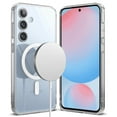 thumbnail image 1 of Ringke Fusion Magnetic for Samsung Galaxy S24 FE Case, Compatible with MagSafe Minimal Yellowing Transparent PC Back TPU Bumper Phone Cover - Clear, 1 of 11