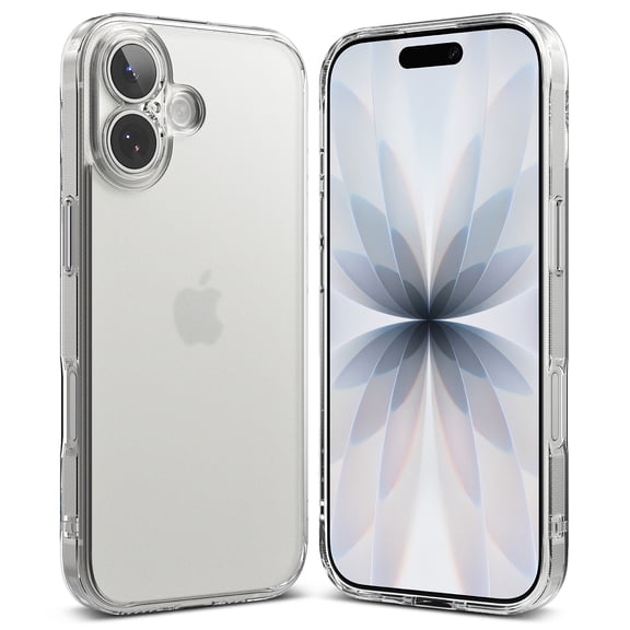 Ringke Fusion Matte [Anti-Fingerprint] for iPhone 17 Case, Slim Translucent Shockproof Hybrid Camera-Cutout - Matte Clear