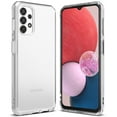 thumbnail image 1 of Ringke Fusion Matte Case Compatible with Samsung Galaxy A13 4G(LTE), Translucent PC Back TPU Bumper Drop Protection Phone Cover - Clear, 1 of 9