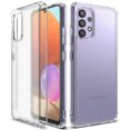 thumbnail image 1 of Ringke Fusion Matte Case Compatible with Samsung Galaxy A32 4G(LTE), Translucent PC Back TPU Bumper Drop Protection Phone Cover - Clear, 1 of 9
