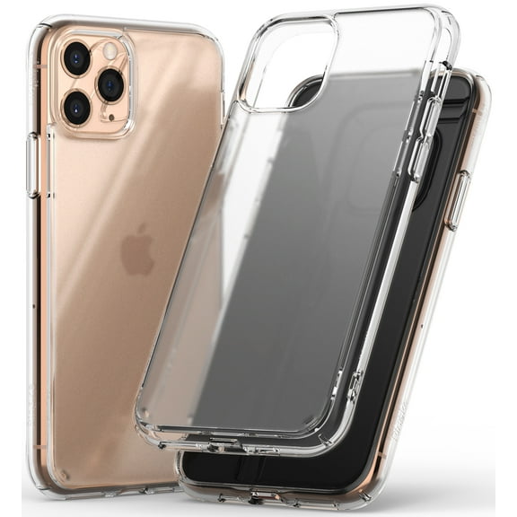 Ringke Fusion Matte Case Compatible with iPhone 11 Pro, Translucent PC Back TPU Bumper Drop Protection Phone Cover - Clear