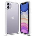 thumbnail image 1 of Ringke Fusion Matte Case Compatible with iPhone 11, Translucent PC Back TPU Bumper Drop Protection Phone Cover - Frost White, 1 of 9