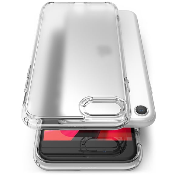 Ringke Fusion Matte Case Compatible with iPhone SE 2020 / 8 / 7, Translucent PC Back TPU Bumper Drop Protection Phone Cover - Clear