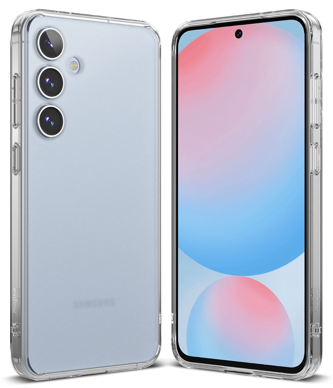 Ringke Fusion Matte for Samsung Galaxy S24 FE Case, Anti-fingerprint Translucent Coating PC Back TPU Bumper Phone Cover - Matte Clear