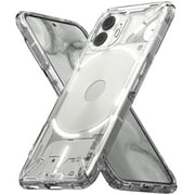 Ringke Fusion-X [Anti-Scratch Dual Coating] Compatible with Nothing Phone 2 Case, Transparent Augmented Bumper Shockproof Cover Designed for Nothing Phone 2 - Clear
