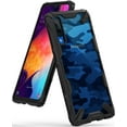 thumbnail image 1 of Ringke Fusion-X Case Compatible with Samsung Galaxy A50, Transparent Hard Back Shockproof Advanced Bumper Cover - Camo Black, 1 of 3