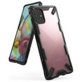 thumbnail image 1 of Ringke Fusion-X Case Compatible with Samsung Galaxy A71, Transparent Hard Back Shockproof Advanced Bumper Cover - Black, 1 of 8