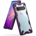 thumbnail image 1 of Ringke Fusion-X Case Compatible with Samsung Galaxy S10 Plus, Transparent Hard Back Shockproof Advanced Bumper Cover - Royal Purple, 1 of 6