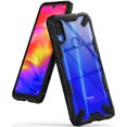 thumbnail image 1 of Ringke Fusion-X Case Compatible with Xiaomi Redmi Note 7, Transparent Hard Back Shockproof Advanced Bumper Cover - Black, 1 of 8