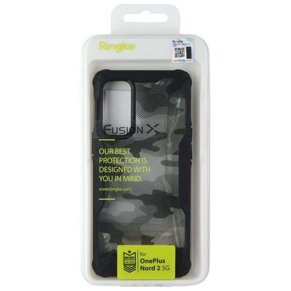 Ringke Fusion X Case for OnePlus Nord 2 5G - Black Camo