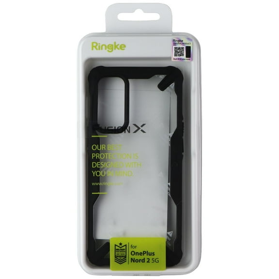 Ringke Fusion X Case for OnePlus Nord 2 5G - Clear / Black