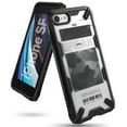 thumbnail image 1 of Ringke Fusion-X Compatible with iPhone SE 2022 / 2020 / 8 / 7 Case, Design Hard Back Shockproof Bumper Cover - Camo Black, 1 of 10