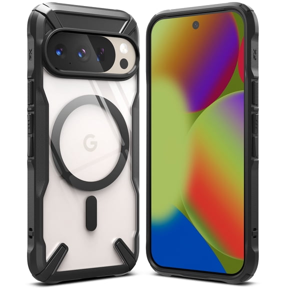 Ringke Fusion-X [Heavy-Duty Protection] Magnetic for Pixel 10 Pro / 10 Case, Anti-Scratch Heavy-Duty Rugged Shockproof Cover - Black