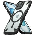 thumbnail image 1 of Ringke Fusion-X Magnetic [Compatible with MagSafe] Designed for iPhone 15 Case, Anti-Fingerprint Rugged Shockproof Protective Phone Cover - Matte Black, 1 of 11
