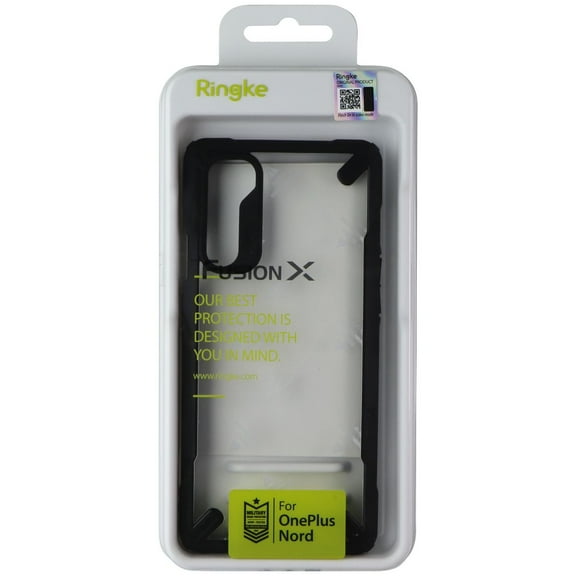 Ringke Fusion X Series Case for OnePlus Nord - Clear / Black
