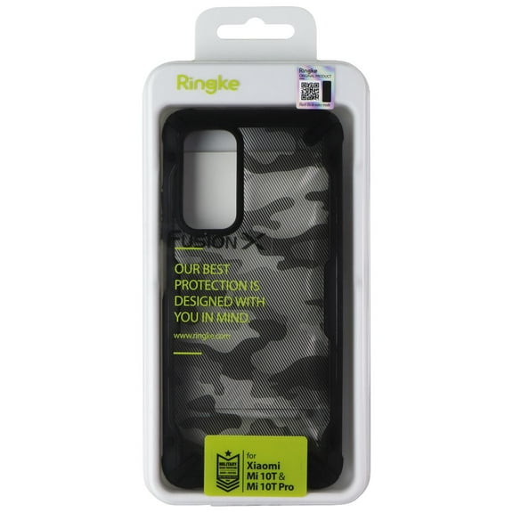 Ringke Fusion X Series Case for Xiaomi Mi 10T 5G / Mi 10T Pro 5G - Camo Black
