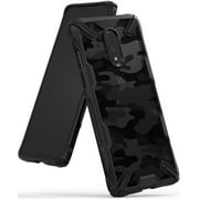 Ringke Fusion-x Compatible with OnePlus 7, Transparent Shockproof Advanced Bumper Case - Camo Black