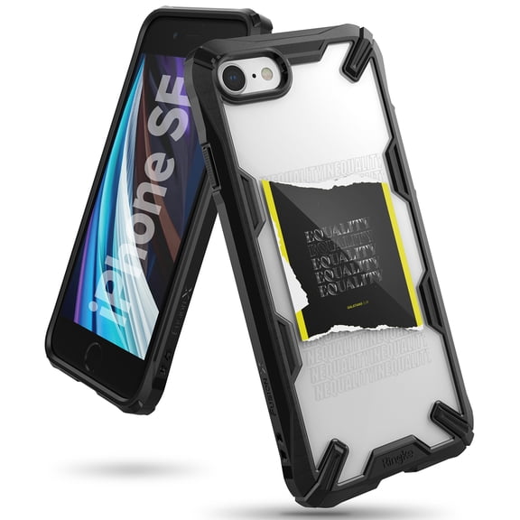 Ringke Fusion-x Compatible with iPhone SE 2022/2020/8/7 Case, Design Shockproof Bumper - Equality