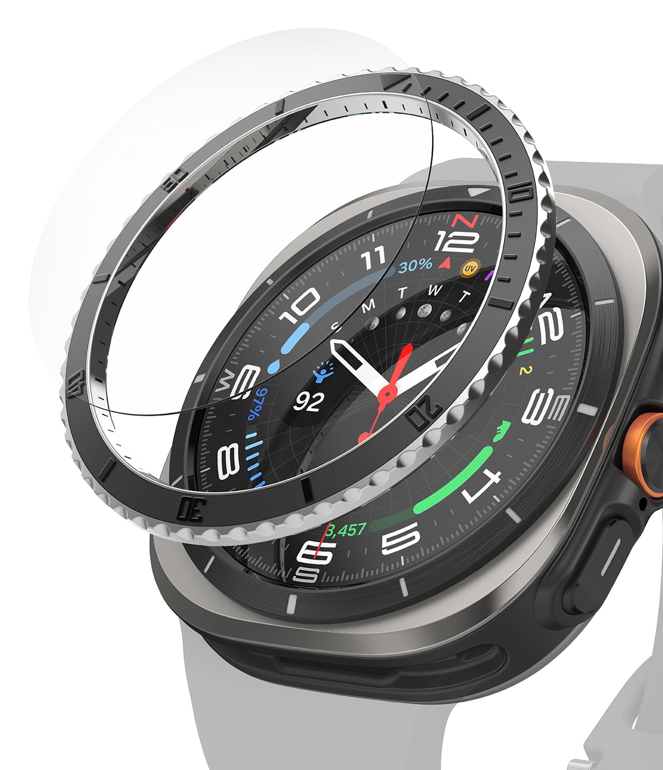 Ringke Galaxy Watch Ultra [Bezel Styling Premium & Glass] Thin ...