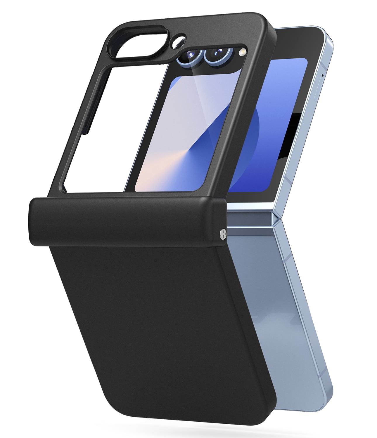 Ringke Galaxy Z Flip 6 / 7 FE [Slim Hinge Magnetic] Hinge Protection Anti-Yellowing Protective Phone Case Compatible with Magsafe - Black