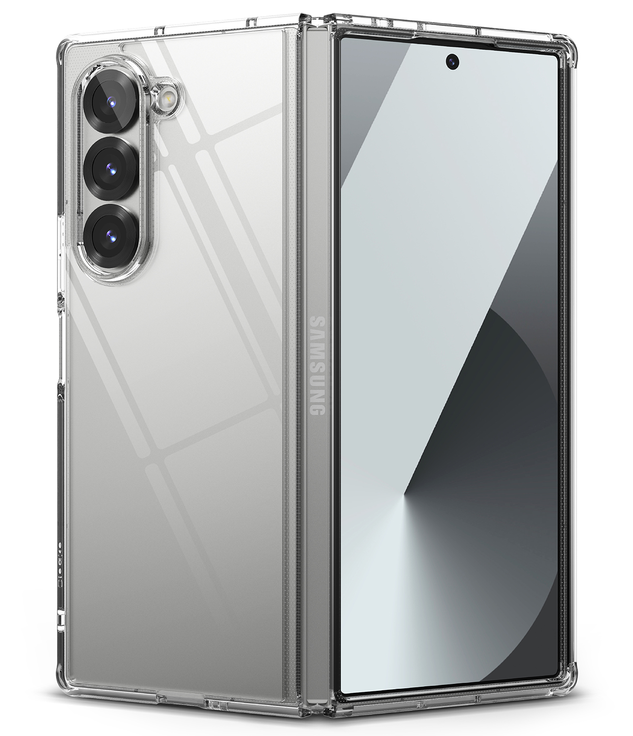 Ringke Galaxy Z Fold 6 [Fusion] Transparent PC Back TPU Bumper Drop ...