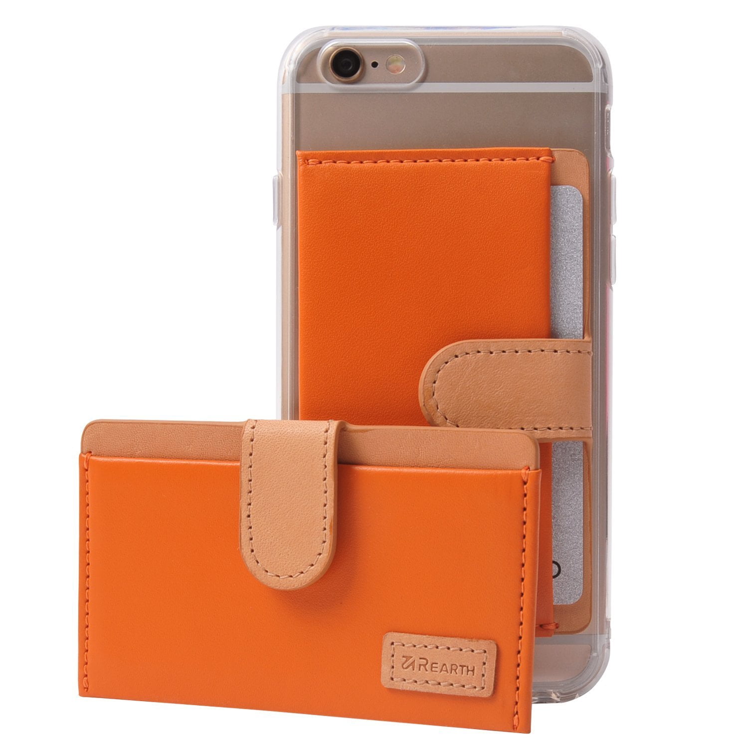 Ringke Sticker Ringke Genuine Leather ID/Adhesive Card Holder 3M Sticker Card Pouch ...
