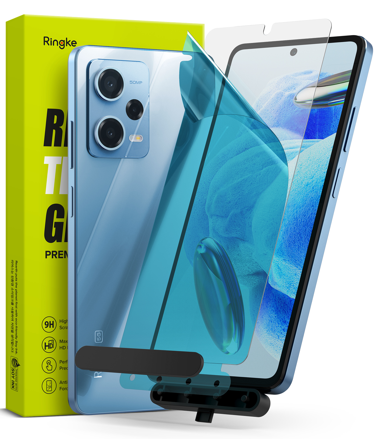 Ringke Glass [Shatterproof Coverage] Compatible with Redmi Note 12 Pro ...