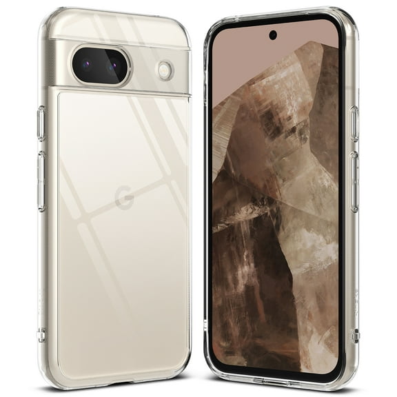 Ringke Google Pixel 8a Fusion Anti-Yellowing Slim Lightweight Heavy Duty Case - Clear